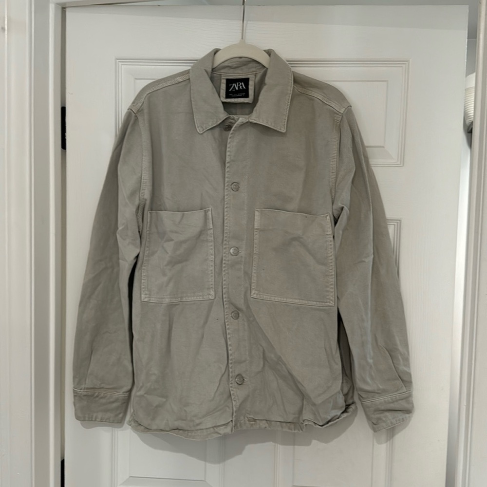Zara Heavyweight Button Up Jacket - L